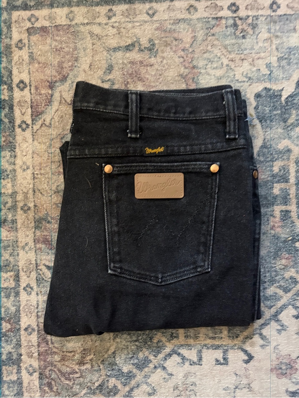 Wrangler Men’s Black Slim Jeans